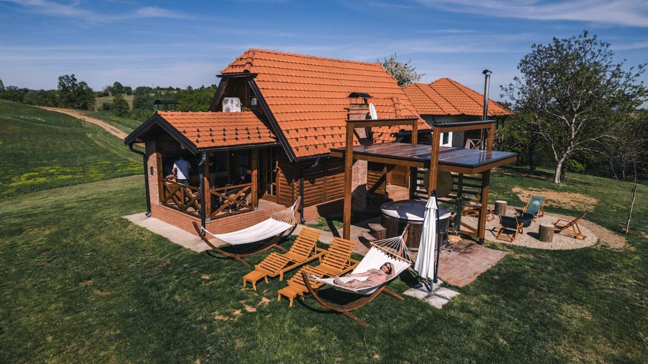 Brvnara Vila Promaja クラドヴォ エクステリア 写真